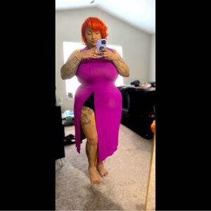 Plus Size Raspberry Tunic